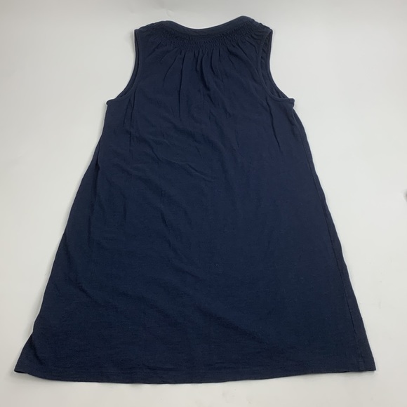 Lilly Pulitzer Essie Dress Navy Blue Gold Buttons Sleeveless tank Size Small - Picture 5 of 11